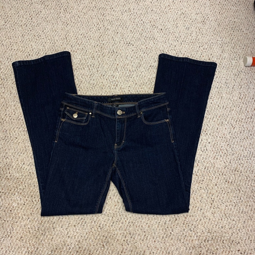 White House Black Market Dark Indigo Skinny Jeans